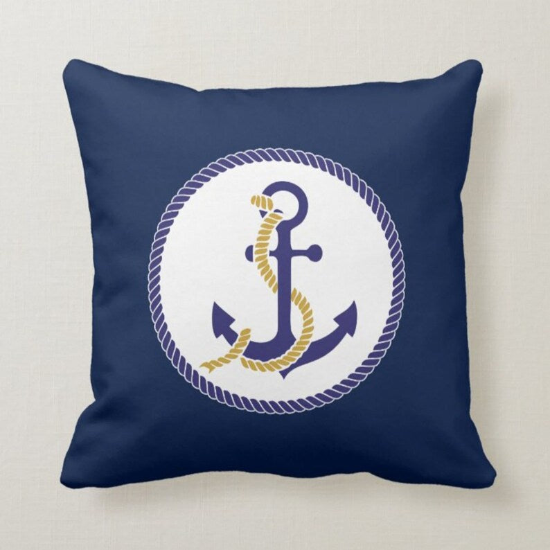 Navy Blue Set of 4 Pillow Covers