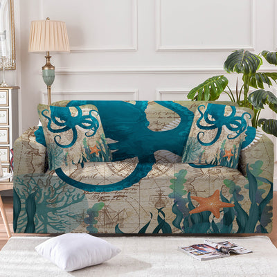 Octopus Love Couch Cover
