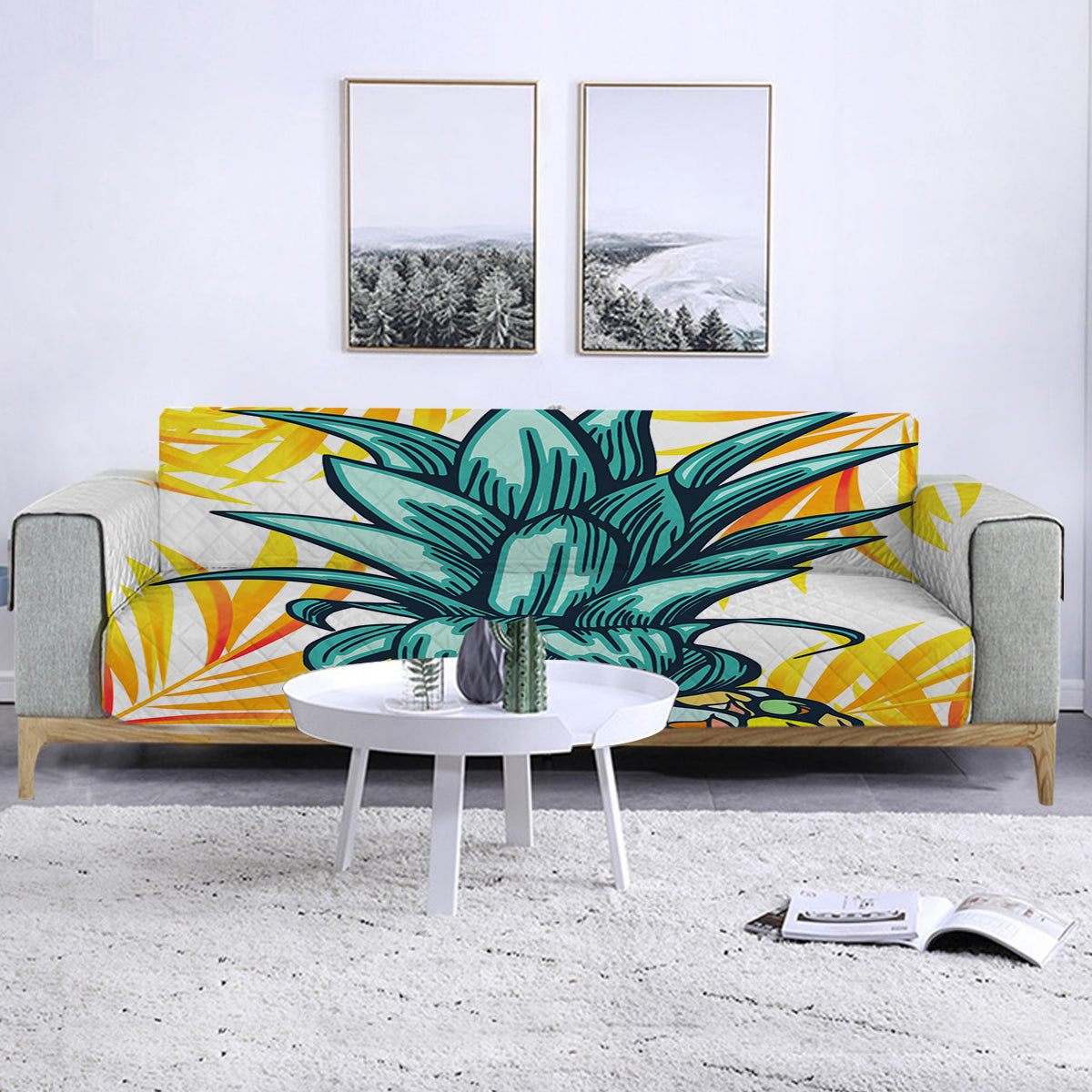 Pineapple Crown Sofa Cover