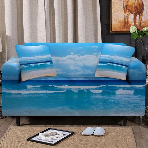 Peace of the Beach Couch Cover