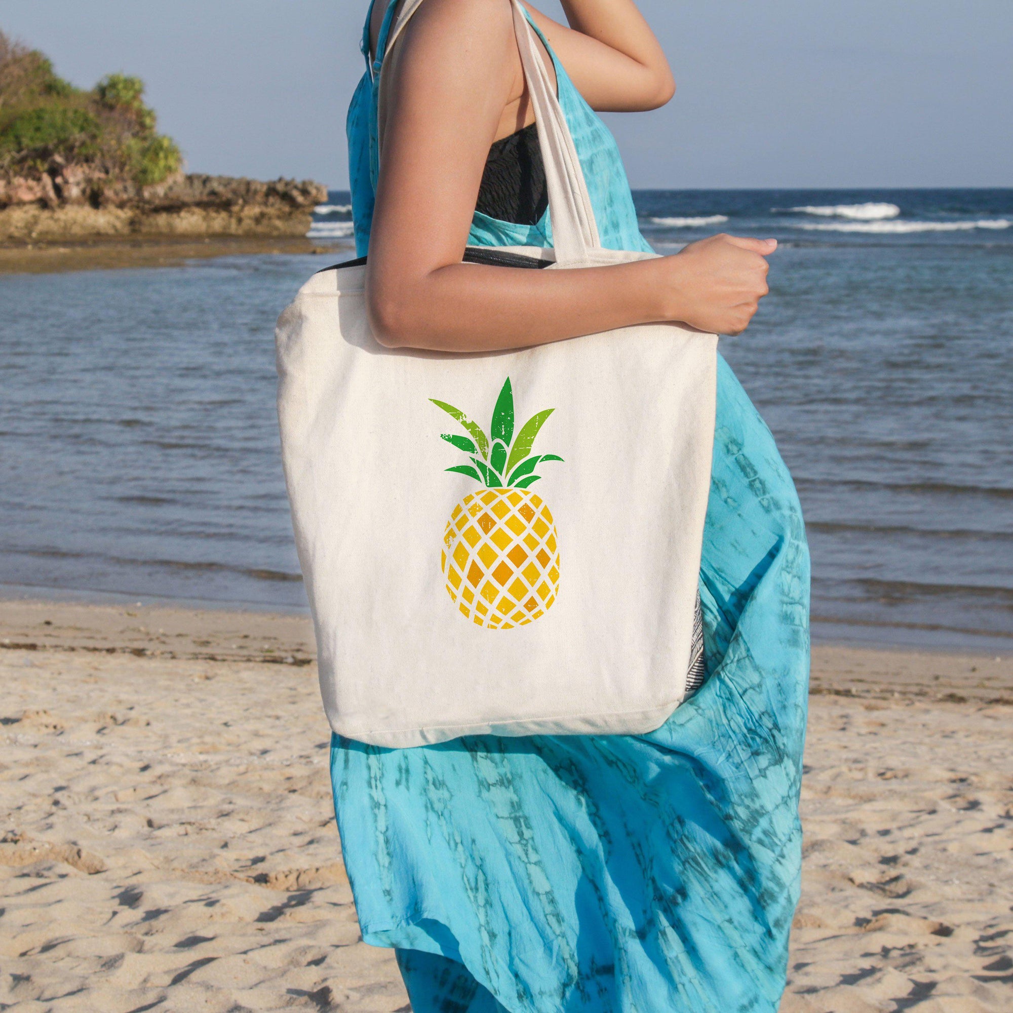 Pineapple Passion Beach Tote