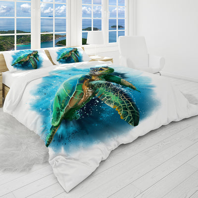 Queen of the Ocean Reversible Bedcover Set