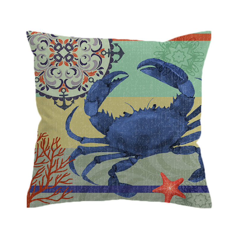 Crab Passion Pillow Cover