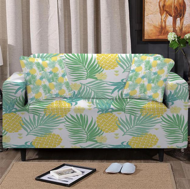 Pineapple Gold Couch Cover