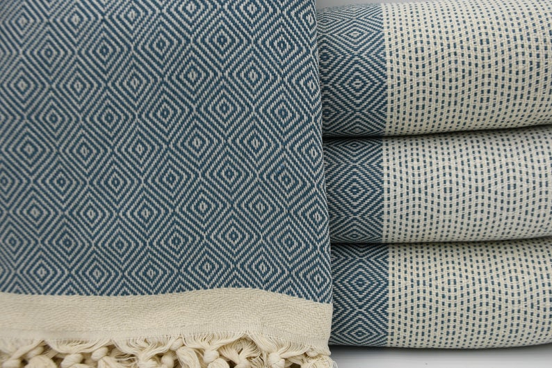 Teal Four Seasons Blanket