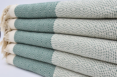 Teal Green Four Seasons Blanket