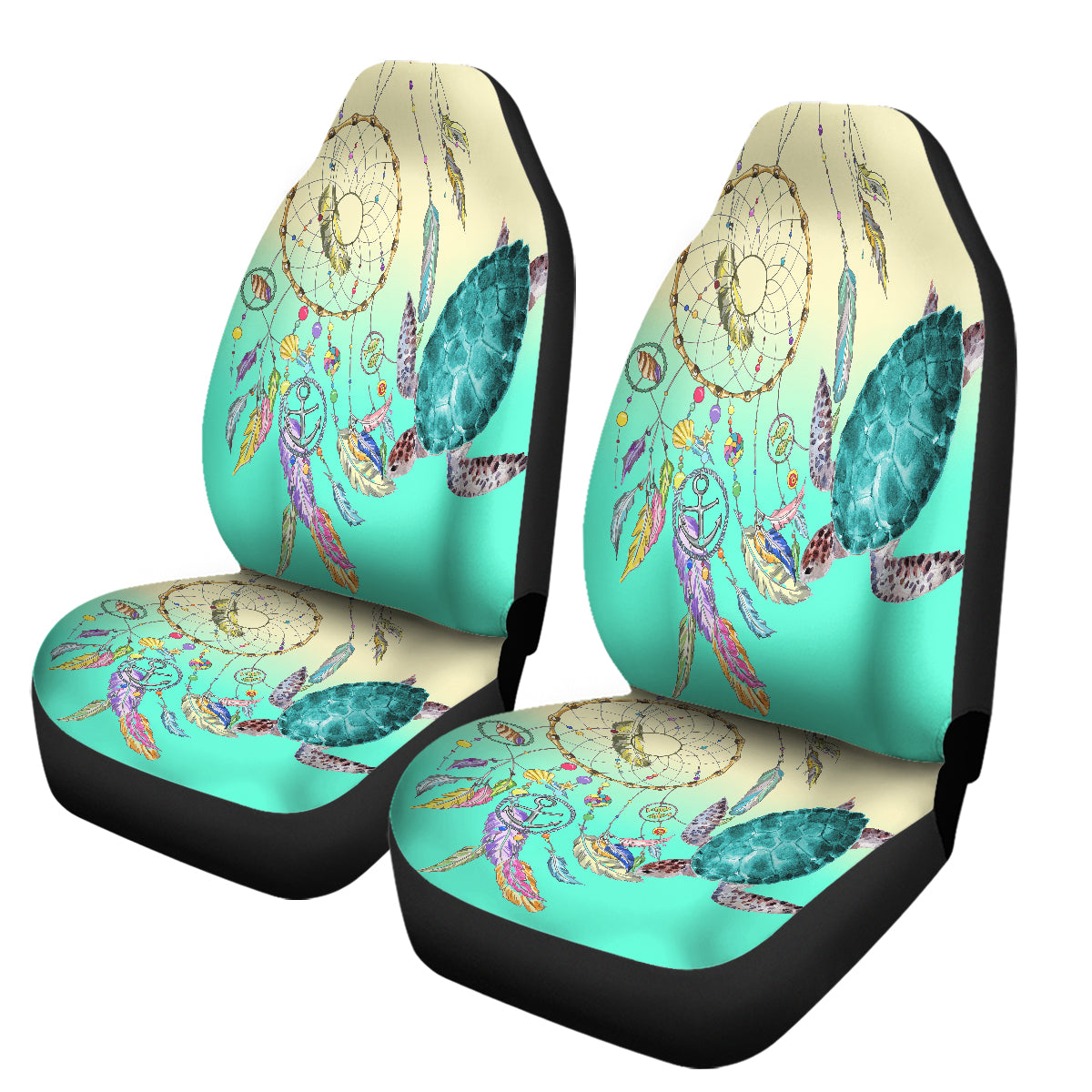 The Dreamcatcher and Sea Turtle Car Seat Cover