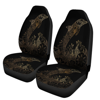 The Golden Dolphin Car Seat Cover