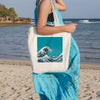 The Great Wave Beach Tote
