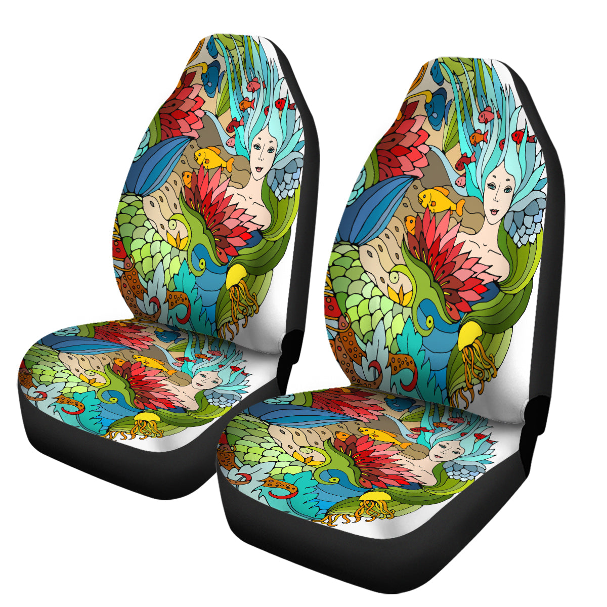 The Happy Mermaid Car Seat Cover