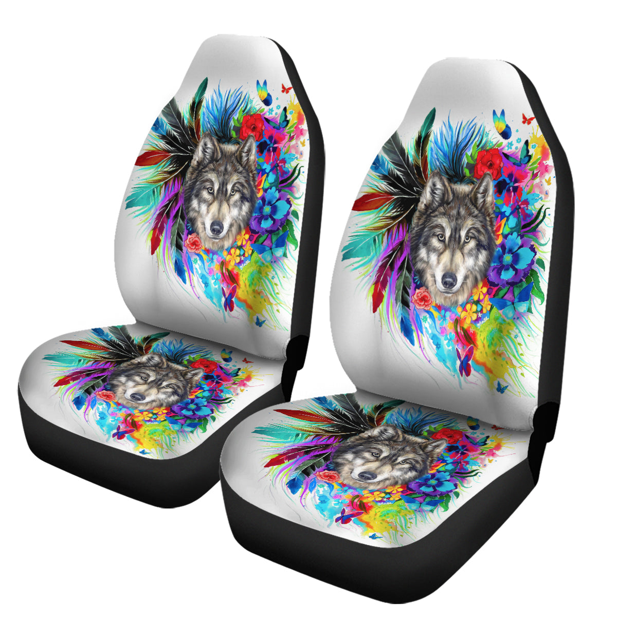 The Original Wolf Spirit Car Seat Cover