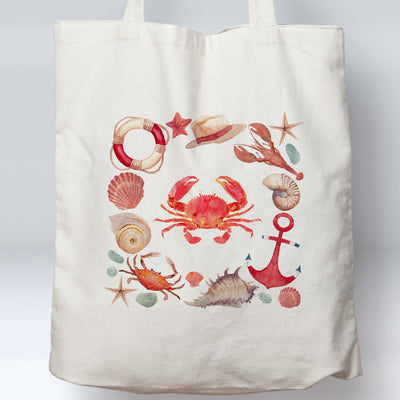 The Red Crab Beach Tote