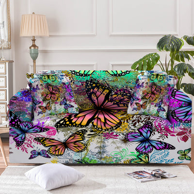 Tropical Butterflies Couch Cover