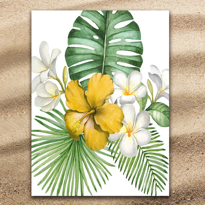 Tropical Flowers Extra Large Towel