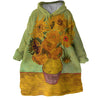 Van Gogh's Sunflowers Wearable Blanket Hoodie