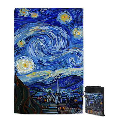 Van Gogh's The Starry Night Sand Free Towel