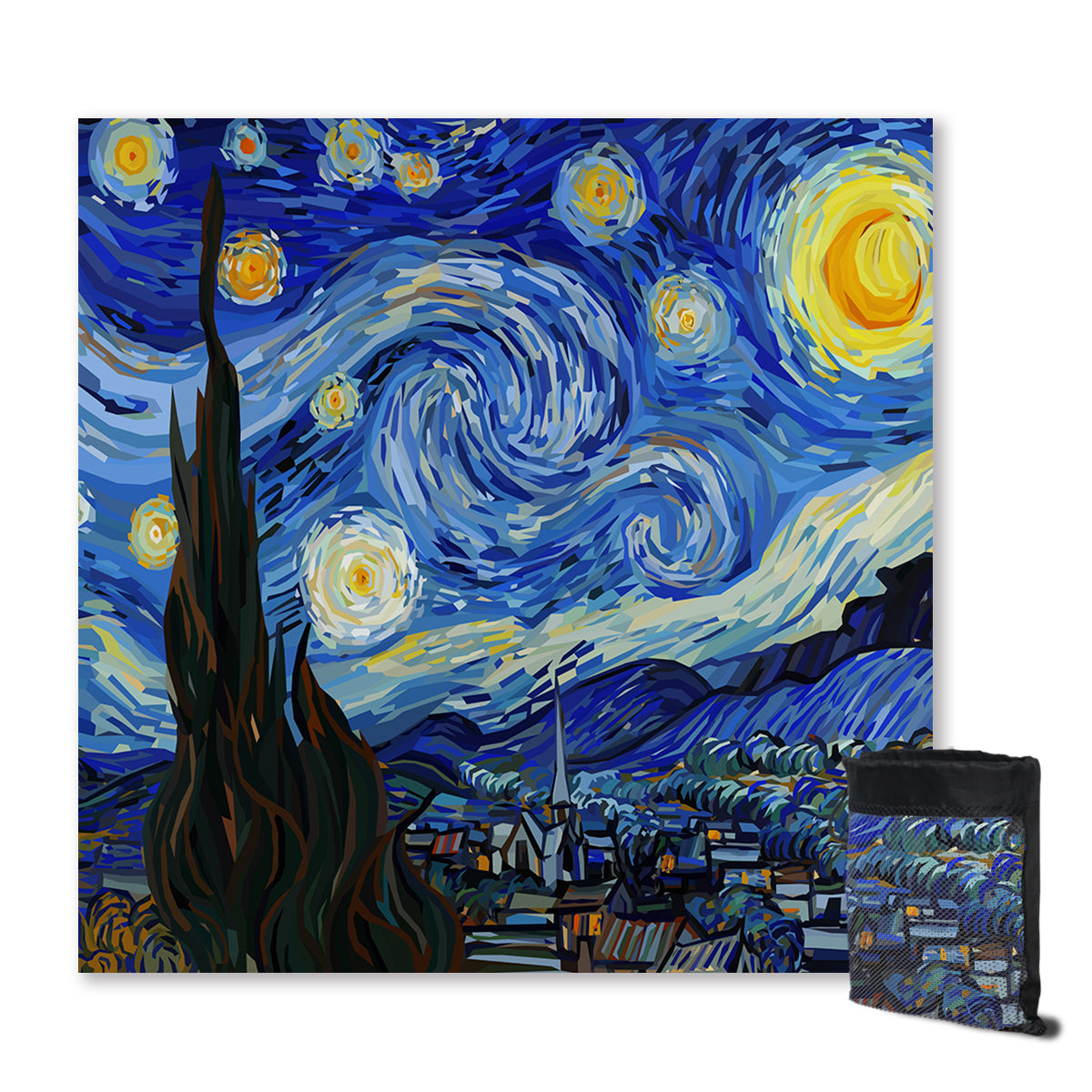 Van Gogh&#39;s The Starry Night Sand Free Towel