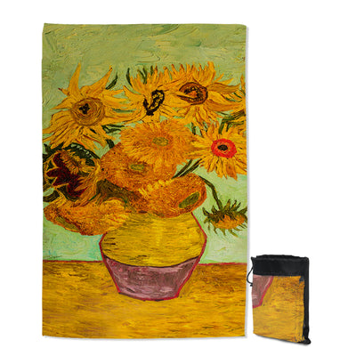 Van Gogh's Sunflowers Sand Free Towel