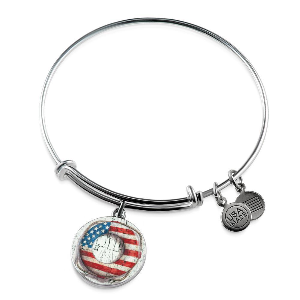 American Beachy Lifebelt Bangle Bracelet