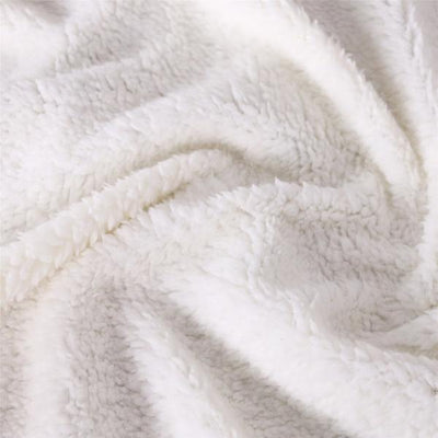 Anchored to the Sofa Soft Sherpa Blanket