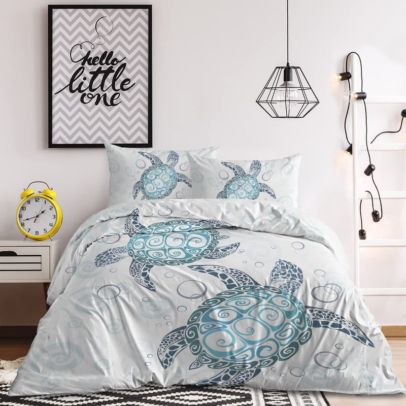 The Original Turtle Twist Double Sided Comforter Cover