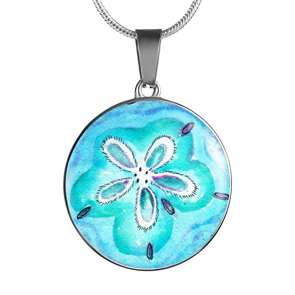 Artist Sand Dollar Necklace