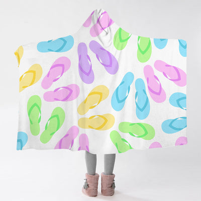 Flip Flops Galore Cozy Hooded Blanket