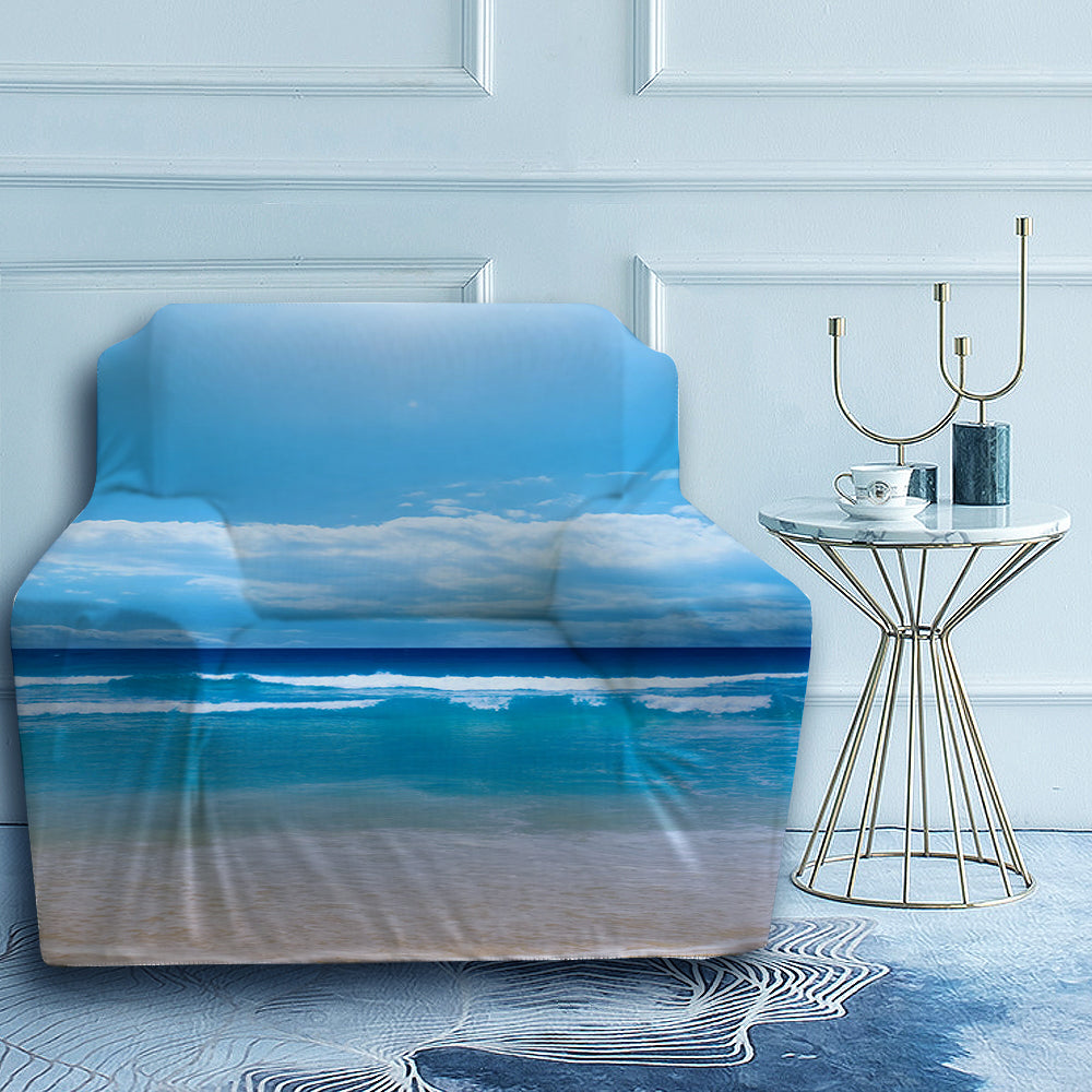 Peace of the Beach Couch Cover