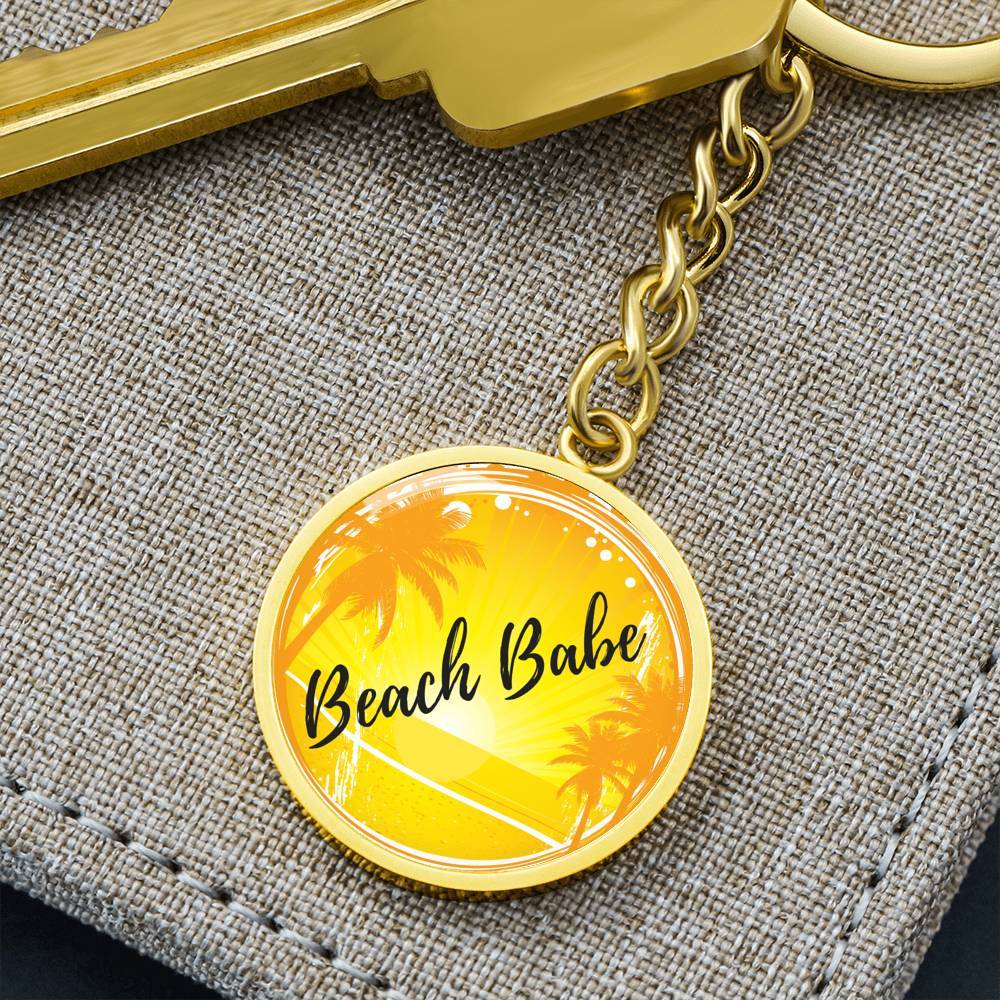 Beach Babe Beachy Keychain