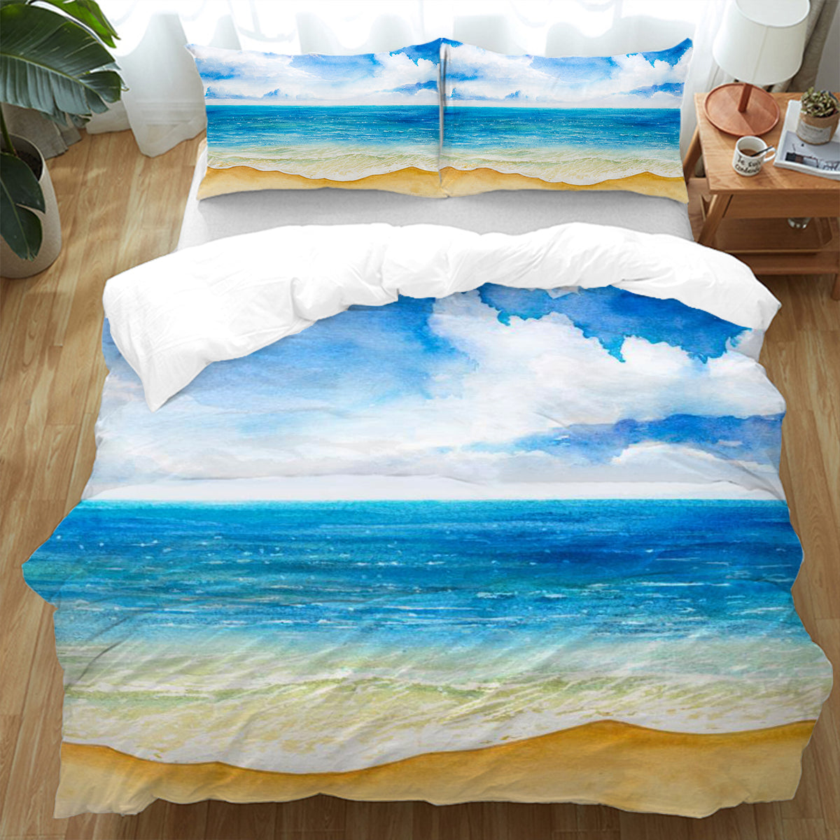 Beach Painting Bedding Set