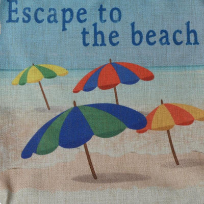 Beach Escape Pillow Cover