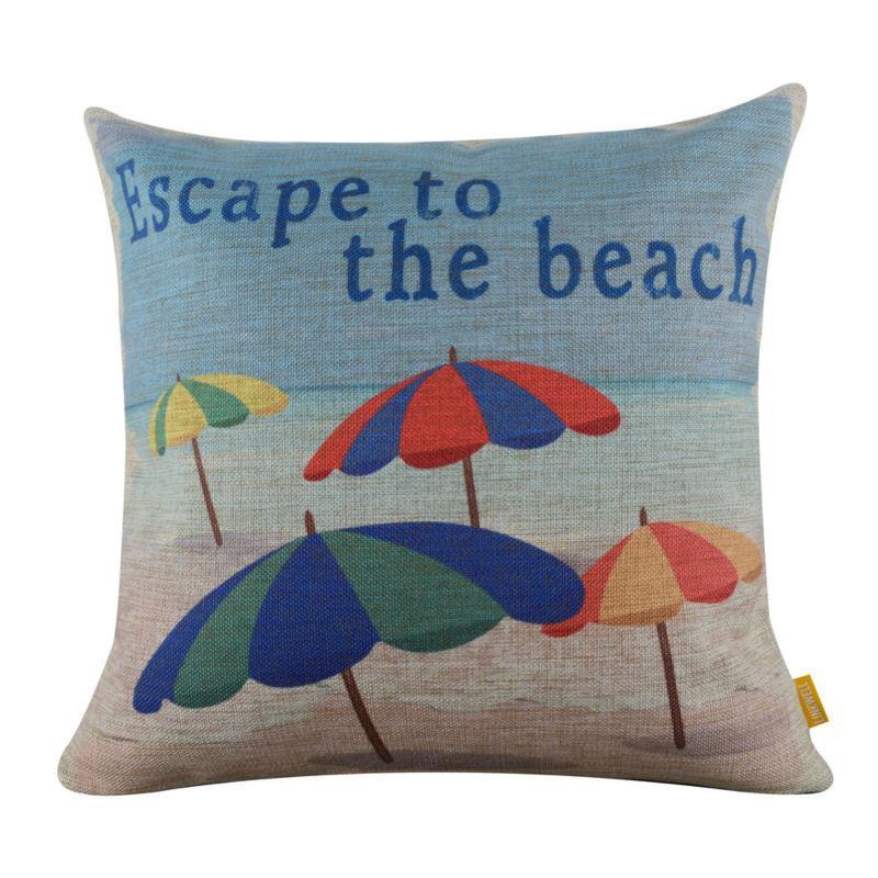 Beach Escape Pillow Cover