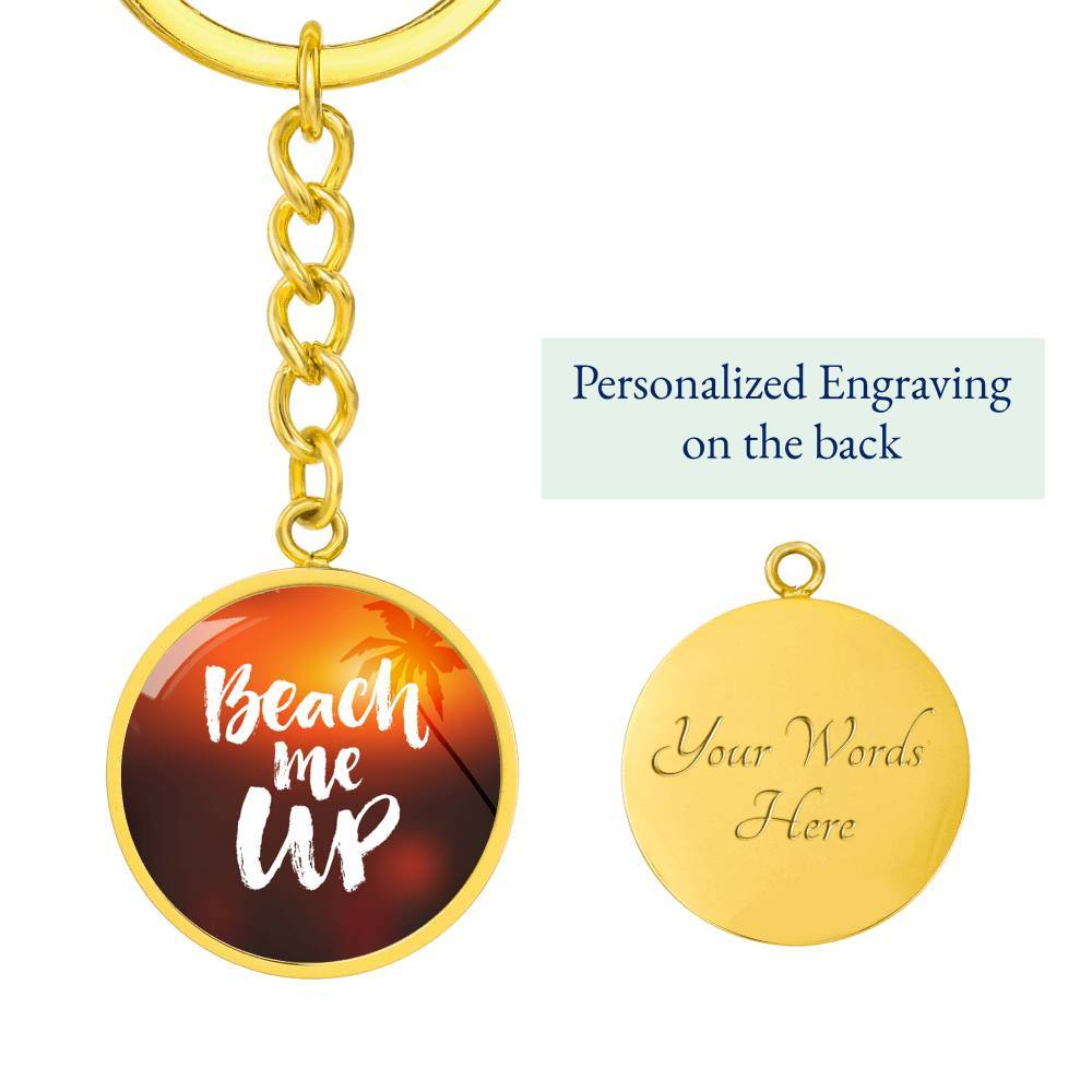 Beach Me Up Beachy Keychain