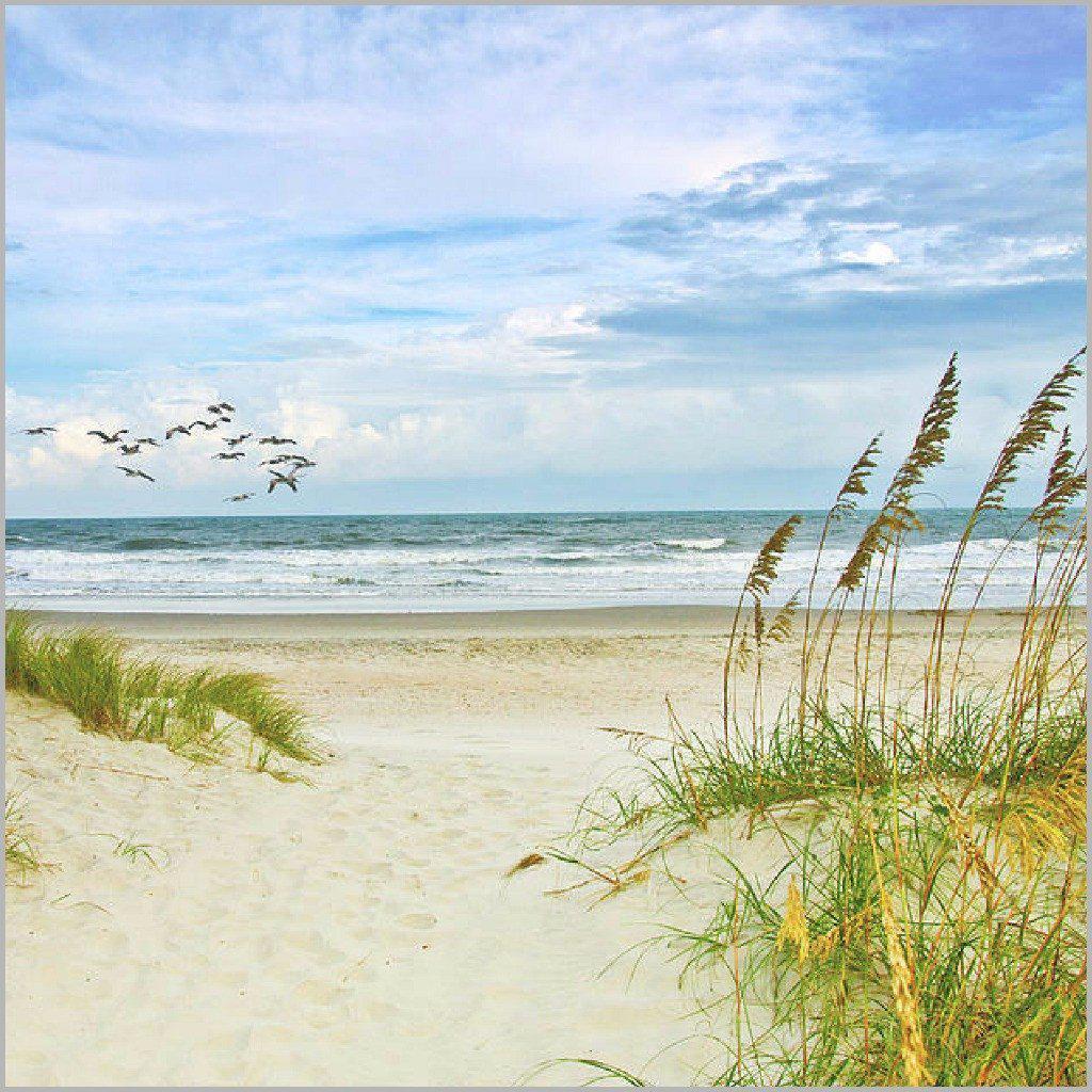 Beach Painting Canvas Poster