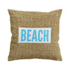 BEACH Pillow Cover