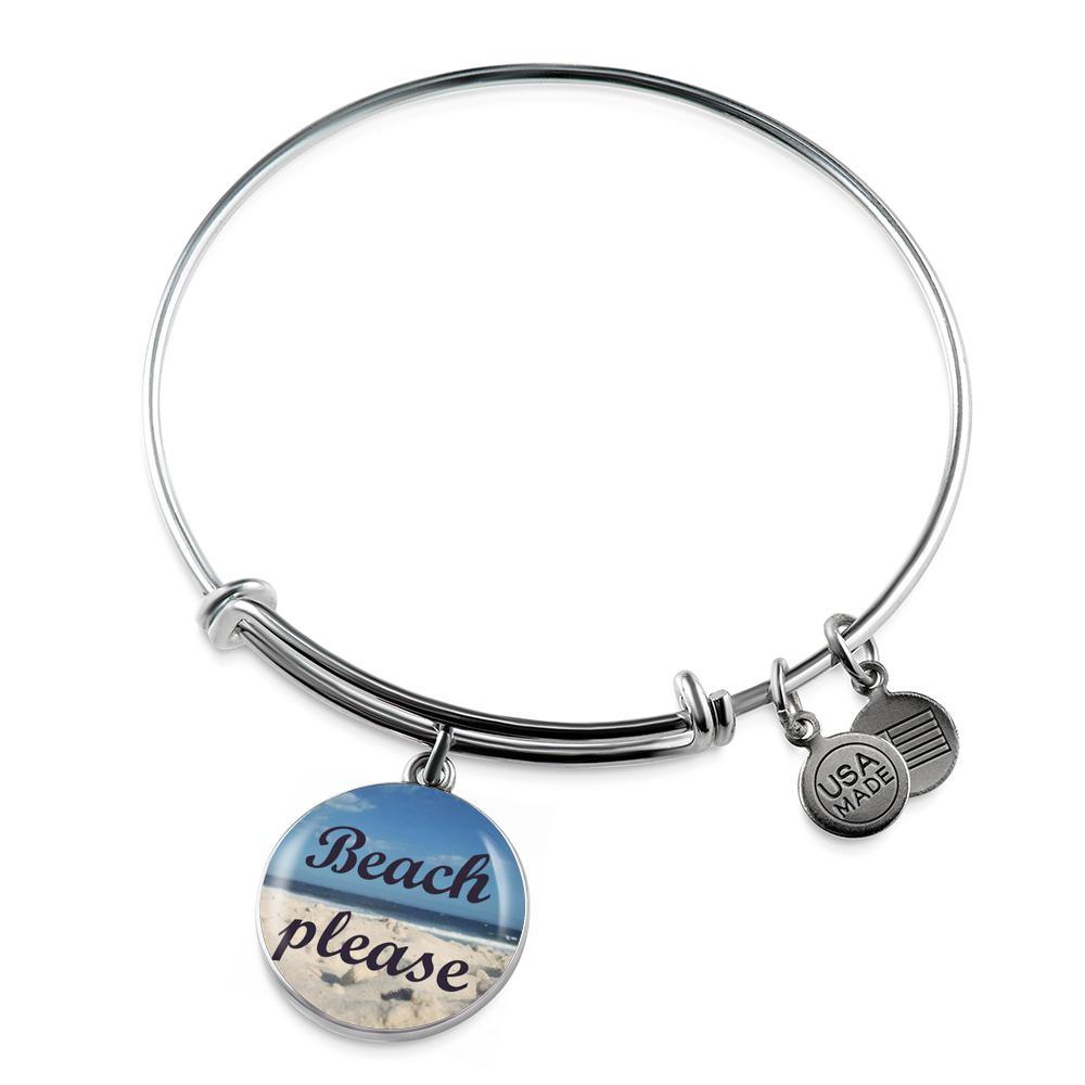 Beach Please Bangle Bracelet