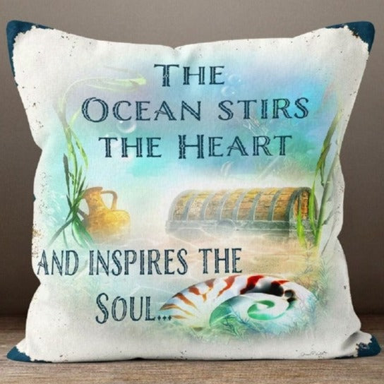 Beach Quotes Set of 4 Pillow Covers