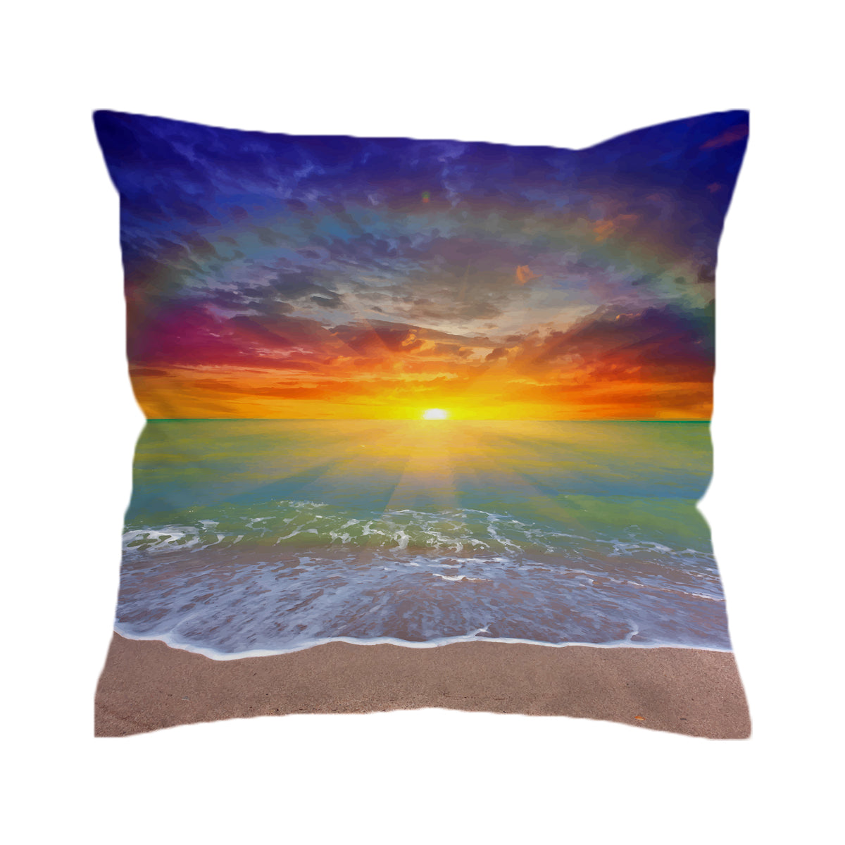 Sunset Beach Couch Cover