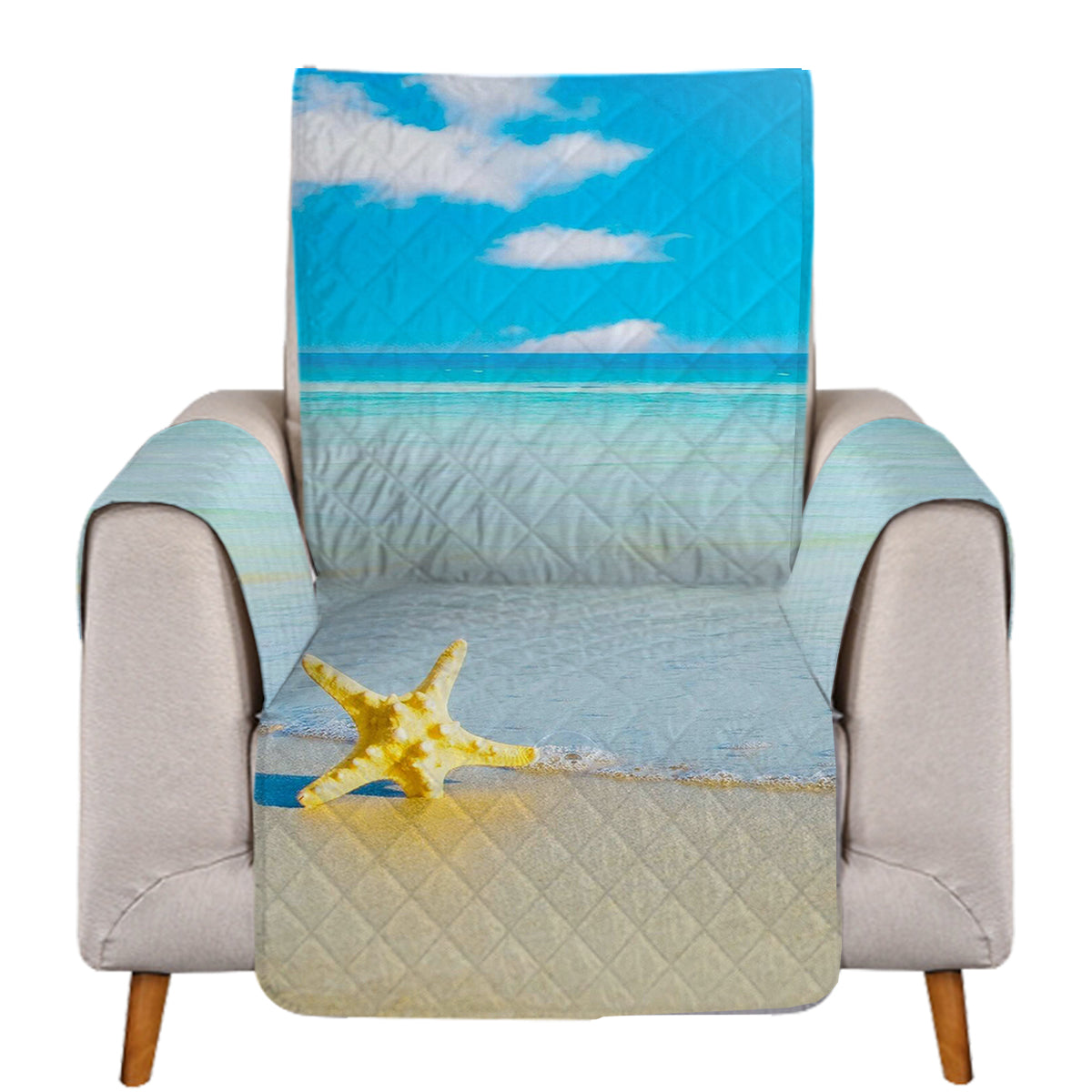 Beach Please Sofa Cover