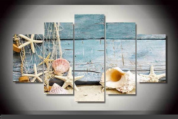 Beach Wood Gallery Wrap Canvas Print