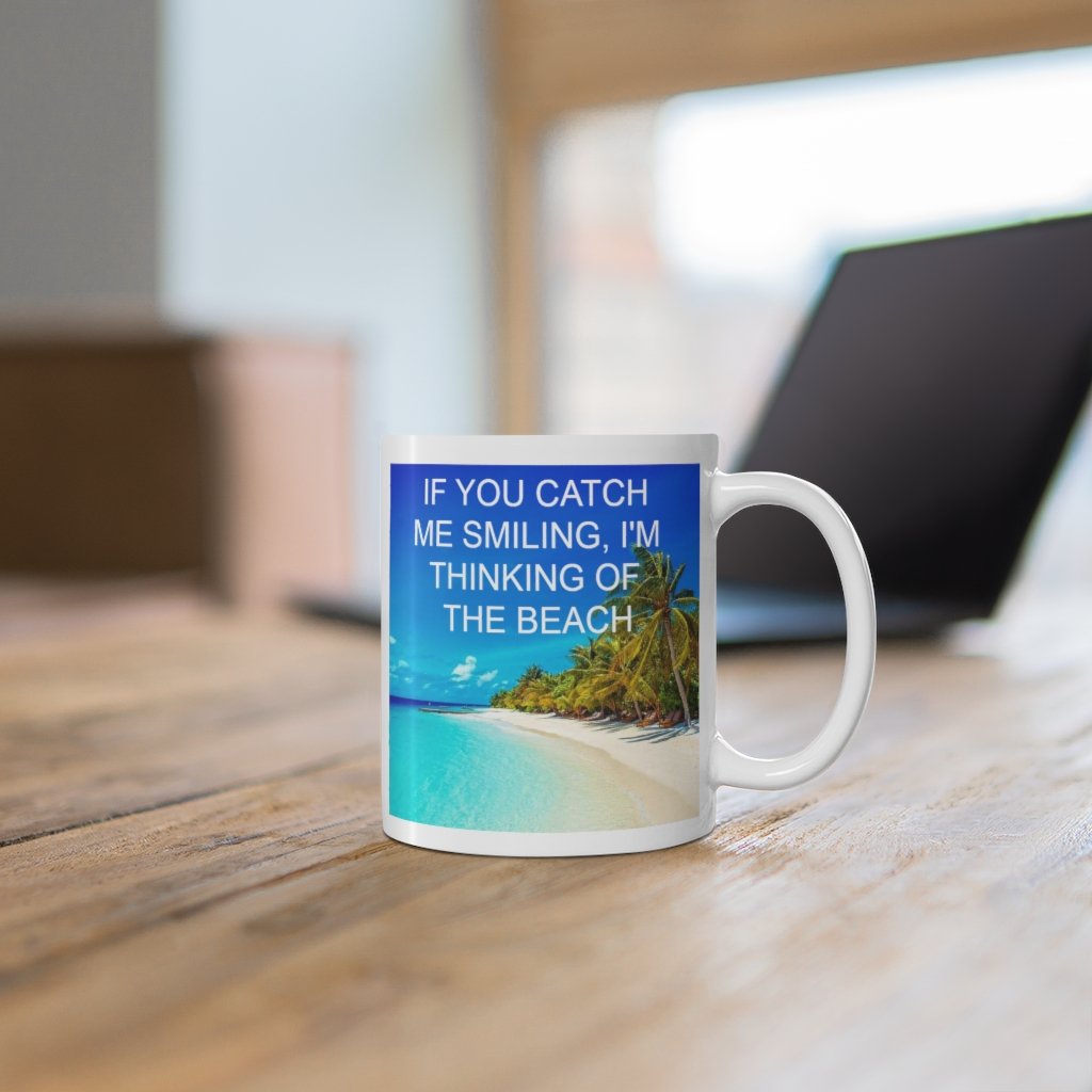 Thinking of the Beach Ceramic Mug