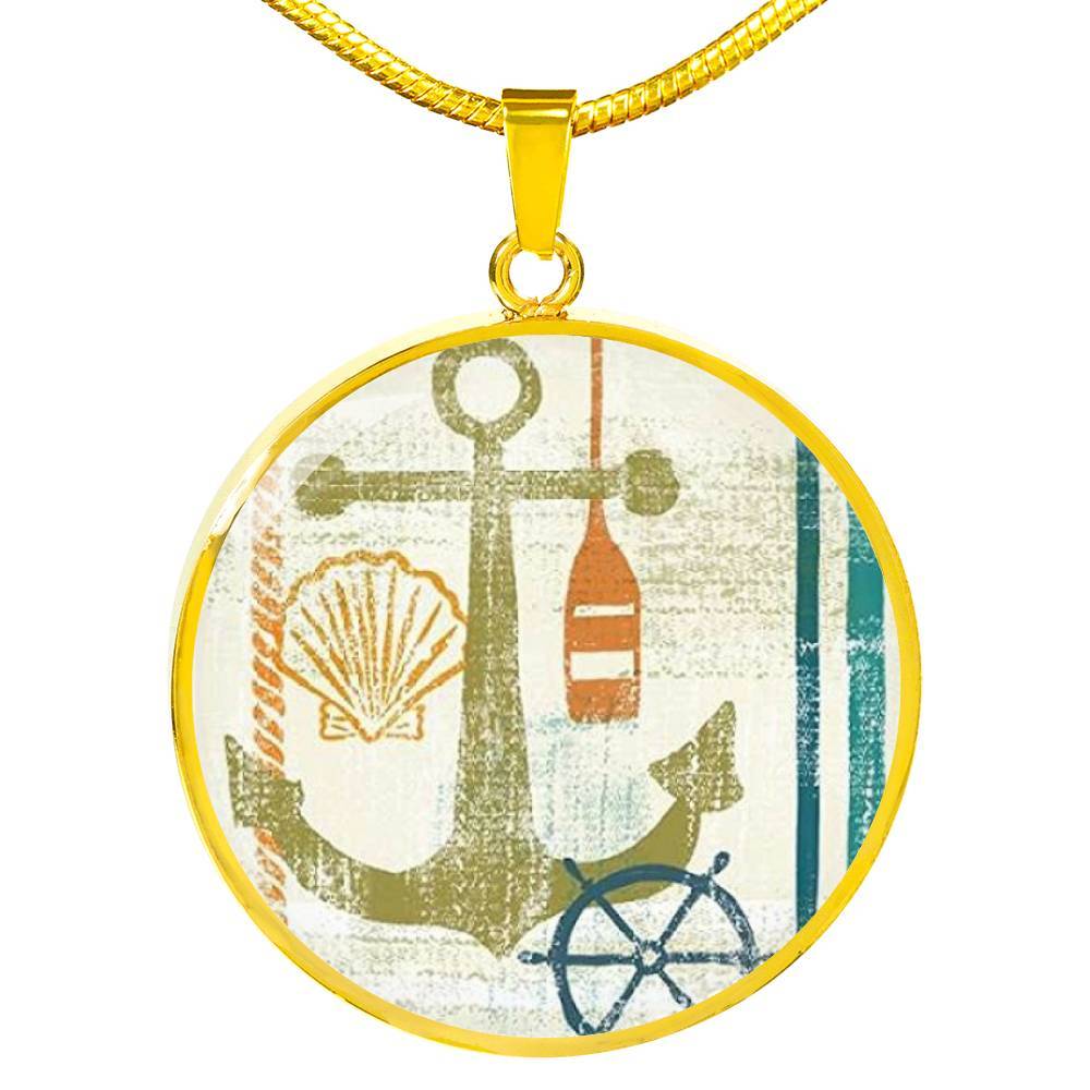 Beachy Anchor Necklace