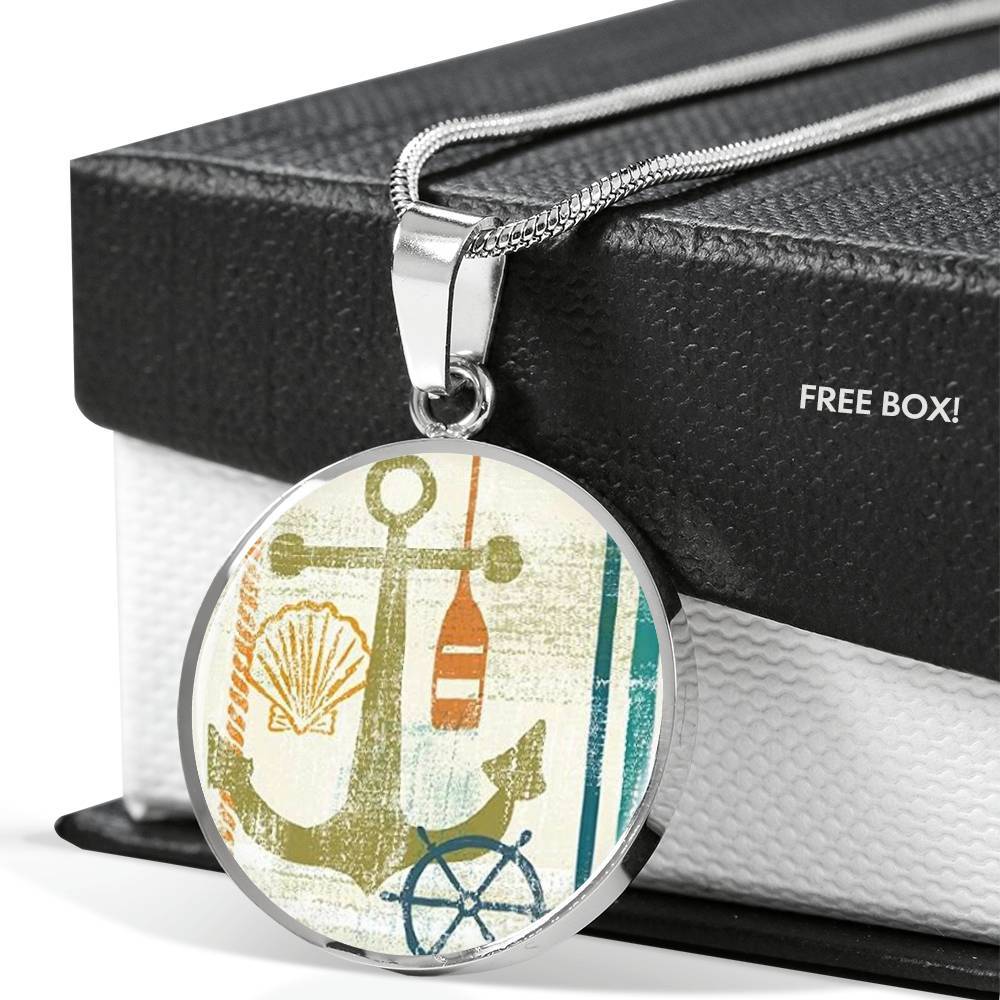 Beachy Anchor Necklace