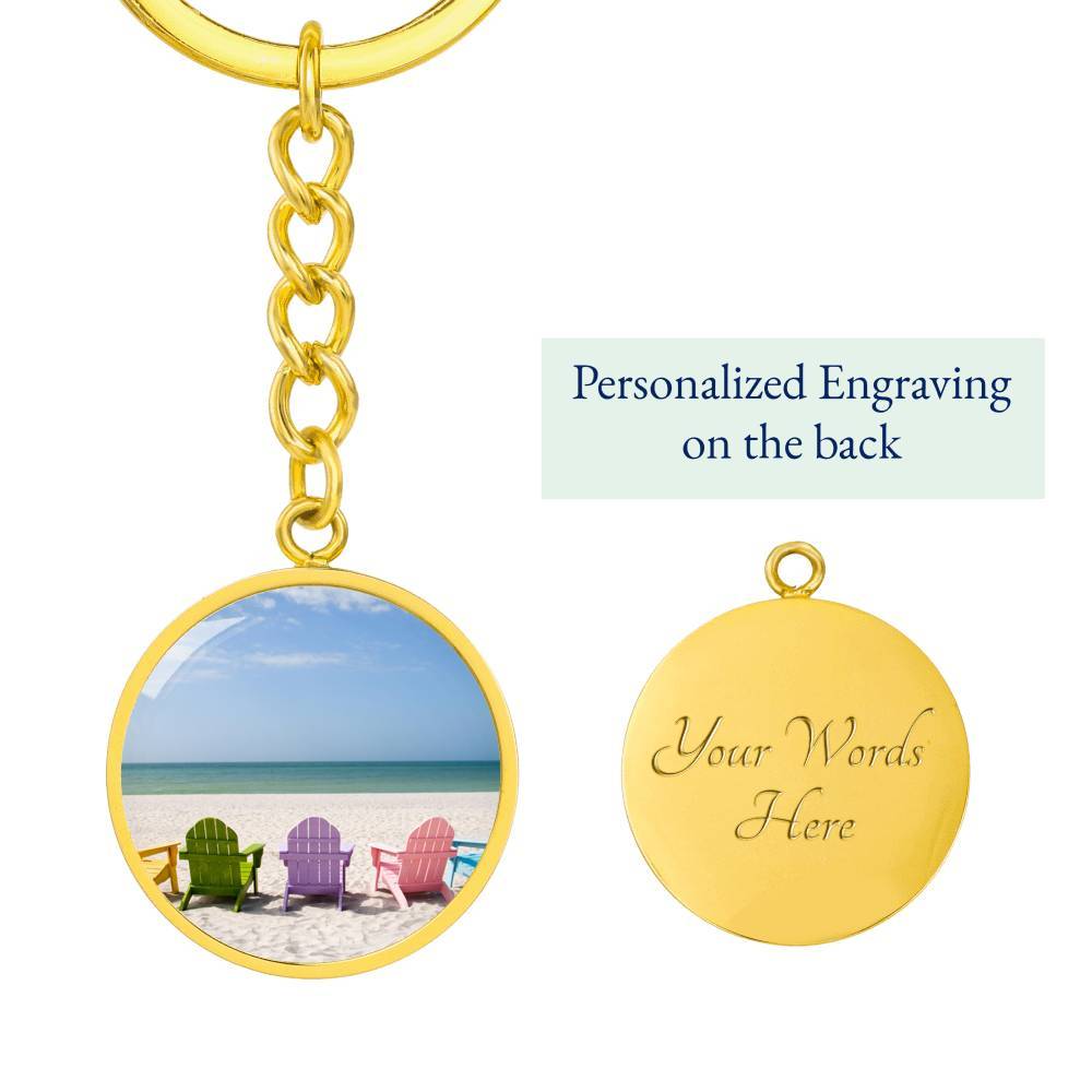 Beachy Dreams Beachy Keychain