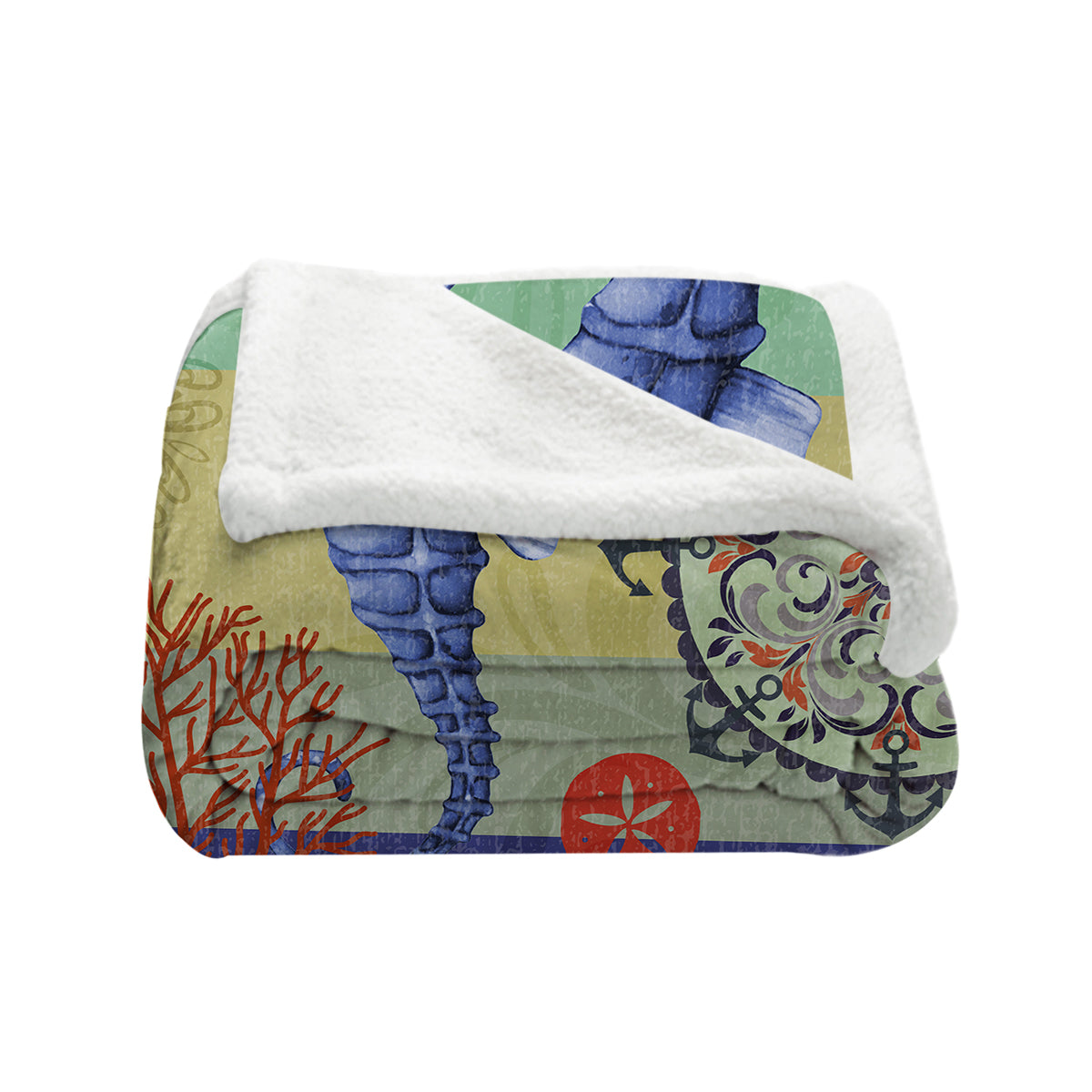 Seahorse Passion Bedspread Blanket