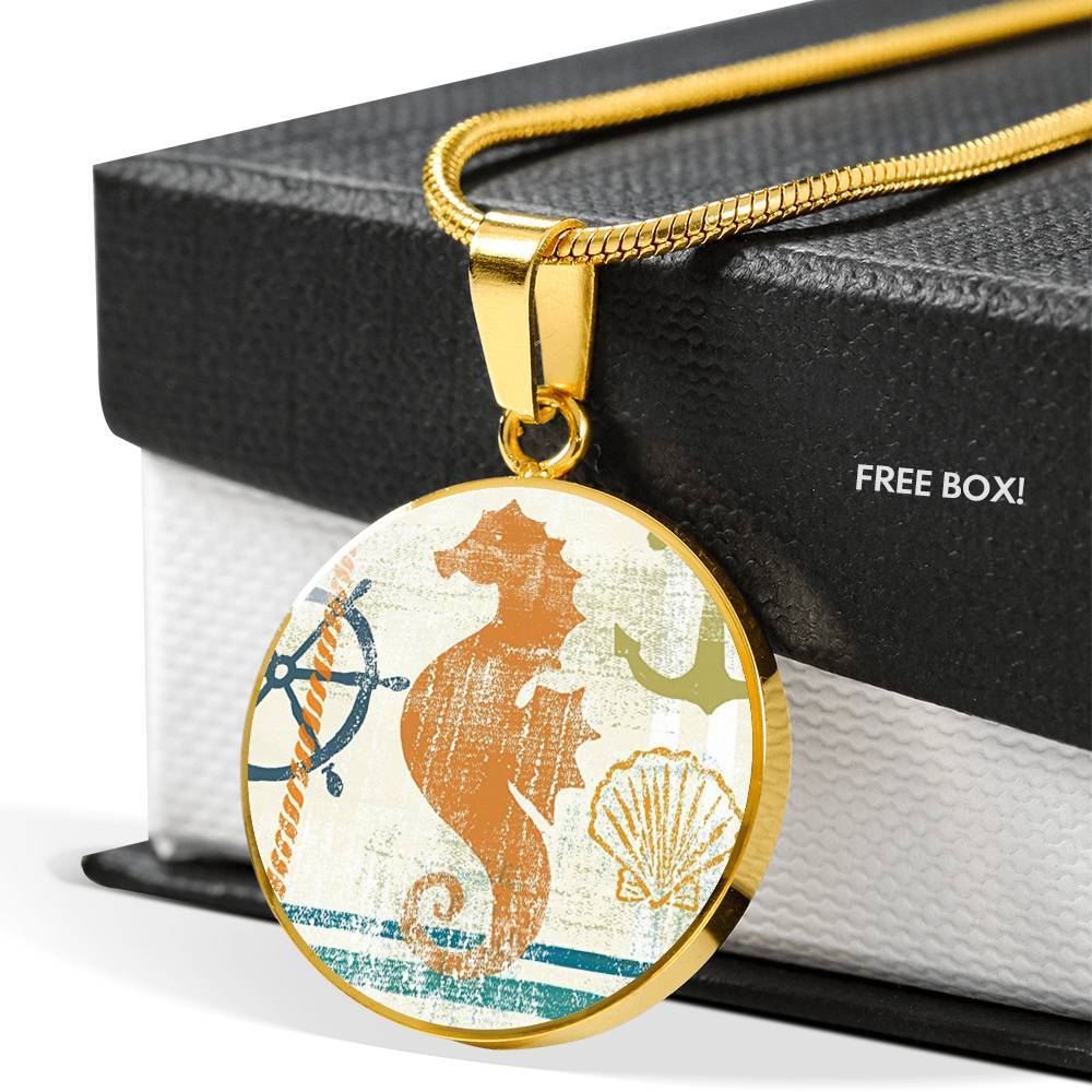 Beachy Seahorse Necklace