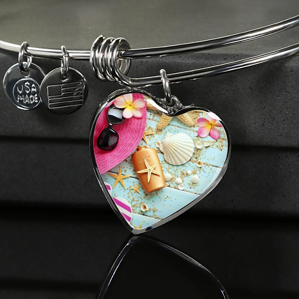 Beachy Set Heart Necklace