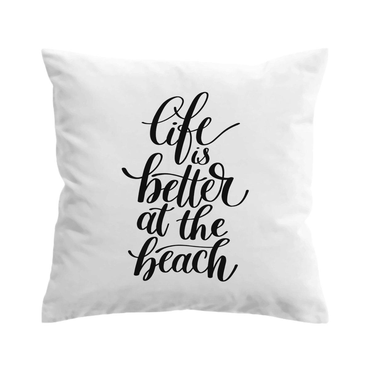 Better at the Beach Pillow Cover