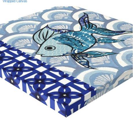 Blue Life Gallery Wrap Canvas Print