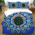 Blue Mandala Turtle Bedding Set